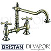 Bristan Colonial Bridge Sink Mixer Antique Bronze Tap Spare Parts